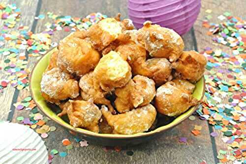 Beignets sucrés de carnaval