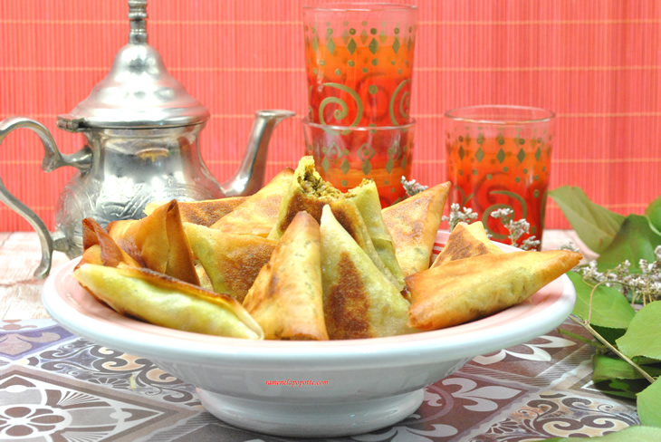 Briouates à la viande hachée