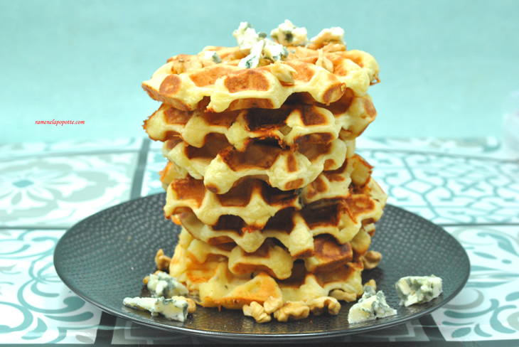 Gaufres panais roquefort