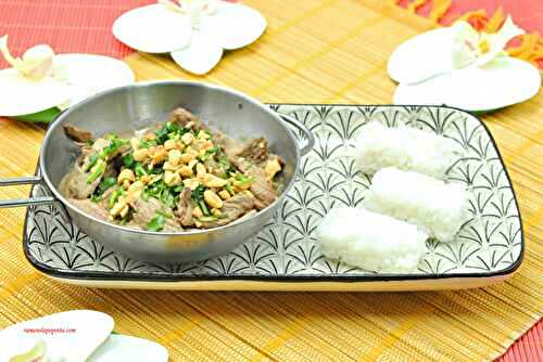 Boeuf sauté façon thaï