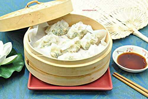 Raviolis poulet vapeur