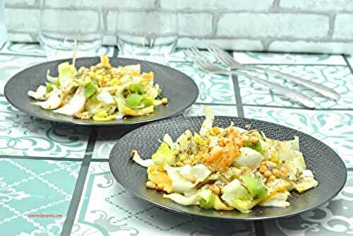 Salade endive haddock