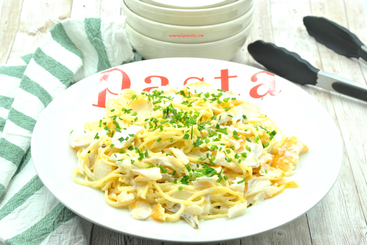 Spaghettis haddock crème citron