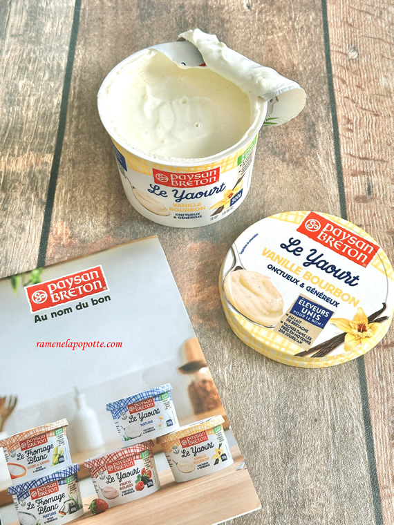 Test produit yaourt Paysan Breton