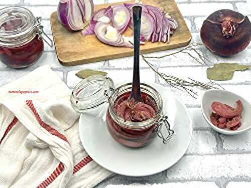 Pickles oignon rouge