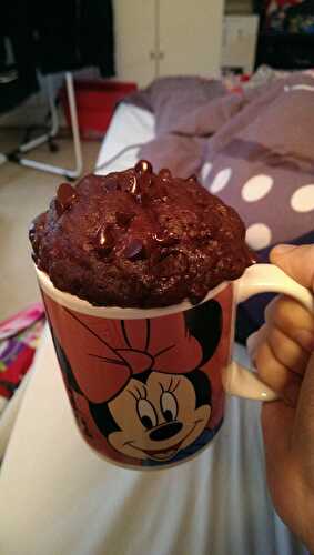 Mugcake au chocolat vegan