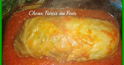 Choux Farcis au Four