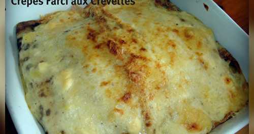 Crêpes Farci aux Crevettes (de Houriate al matbakhe)