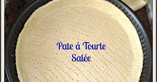 Pâte a Tourte Salée