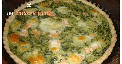 Quiche aux Epinards et au Saumon fumé 