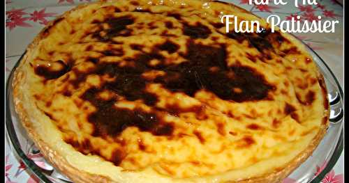 Tarte Au Flan Pâtissier 