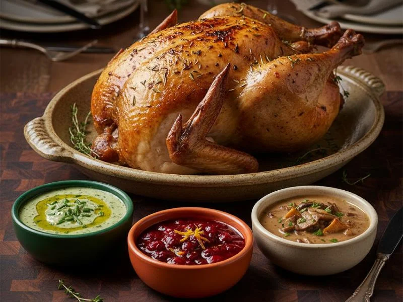 3 sauces pour sublimer le chapon