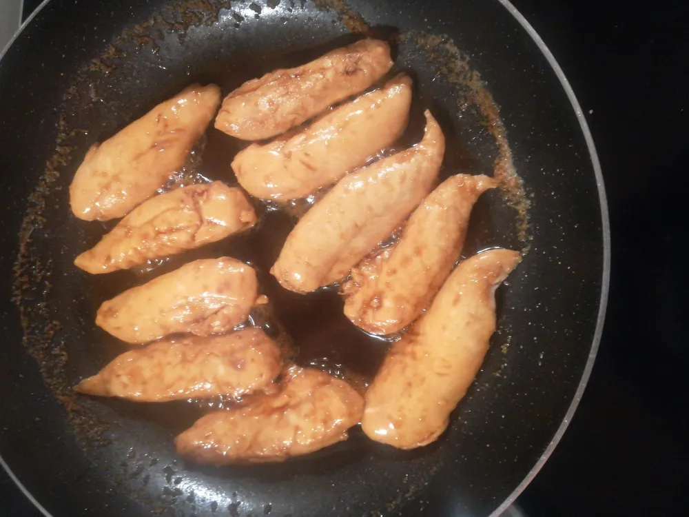 Ailes de poulet braisées au miel et soja