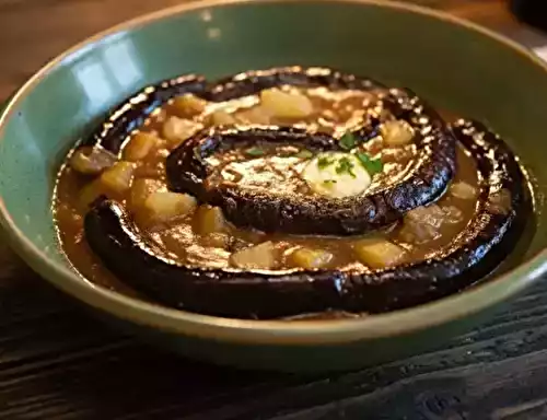 Anguille à la bourguignone