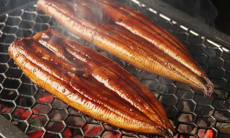 Anguilles au barbecue