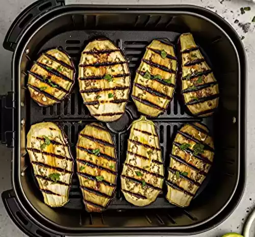 Aubergine grillée au Airfryer