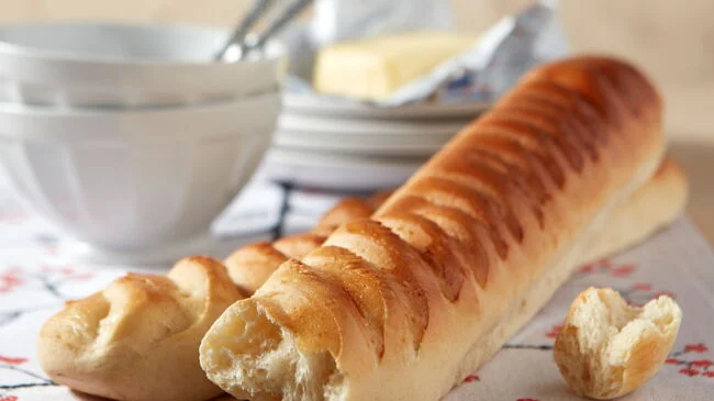 Baguette viennoise pour le petit-déjeuner