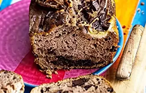 Banana bread au chocolat noir