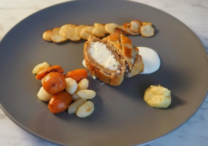 Bar en croûte de châtaigne