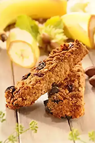 Barres de céréales à la banane
