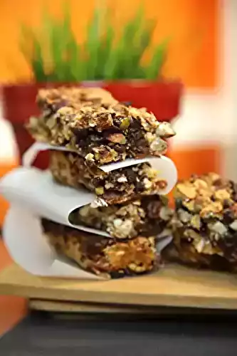 Barres de céréales aux dattes et noix