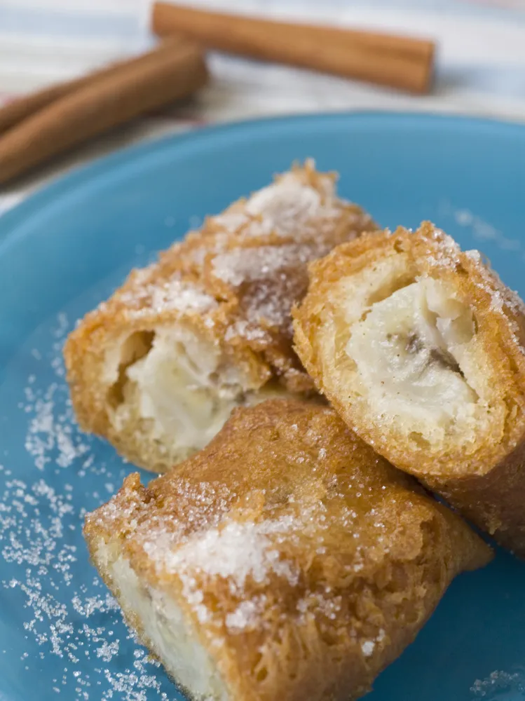 Beignets de bananes épicés