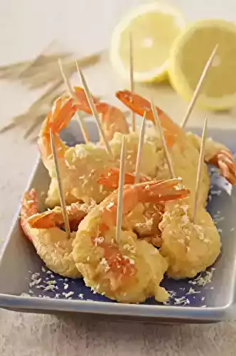 Beignets de gambas épicés