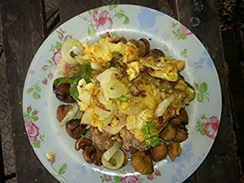 Beignets de piments farçis à la viande