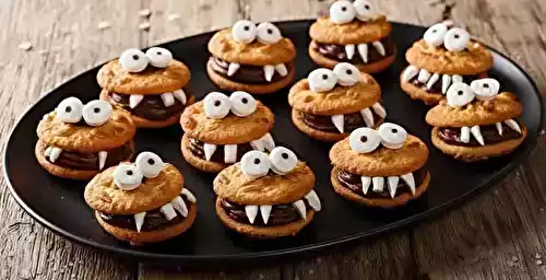 Biscuits d'Halloween monstres