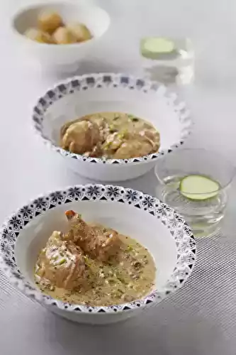 Blanquette au lait de coco