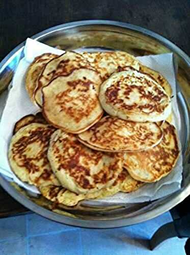 Blinis à la courgette et feta