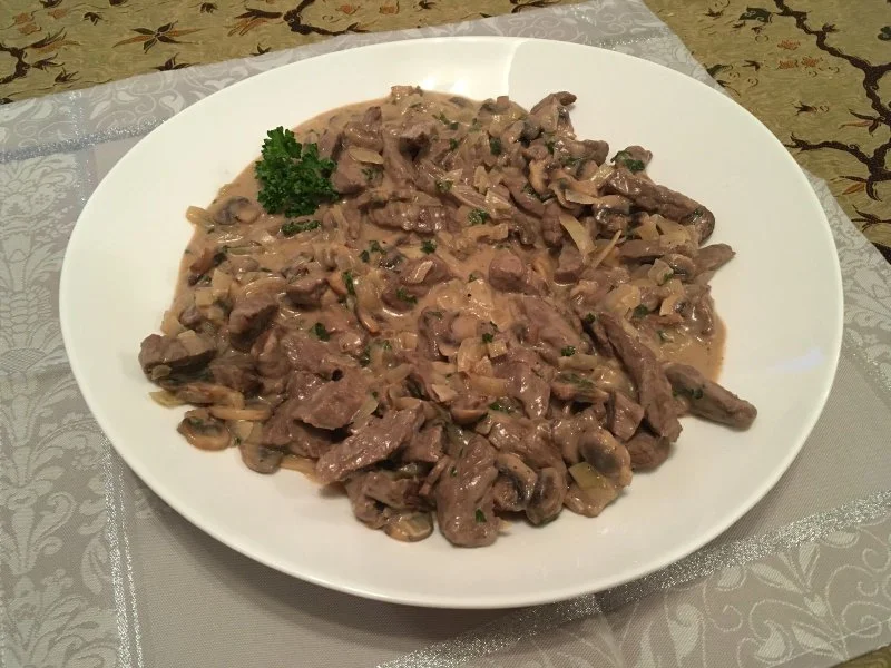 Boeuf stroganoff au gingembre (rencontre 50)