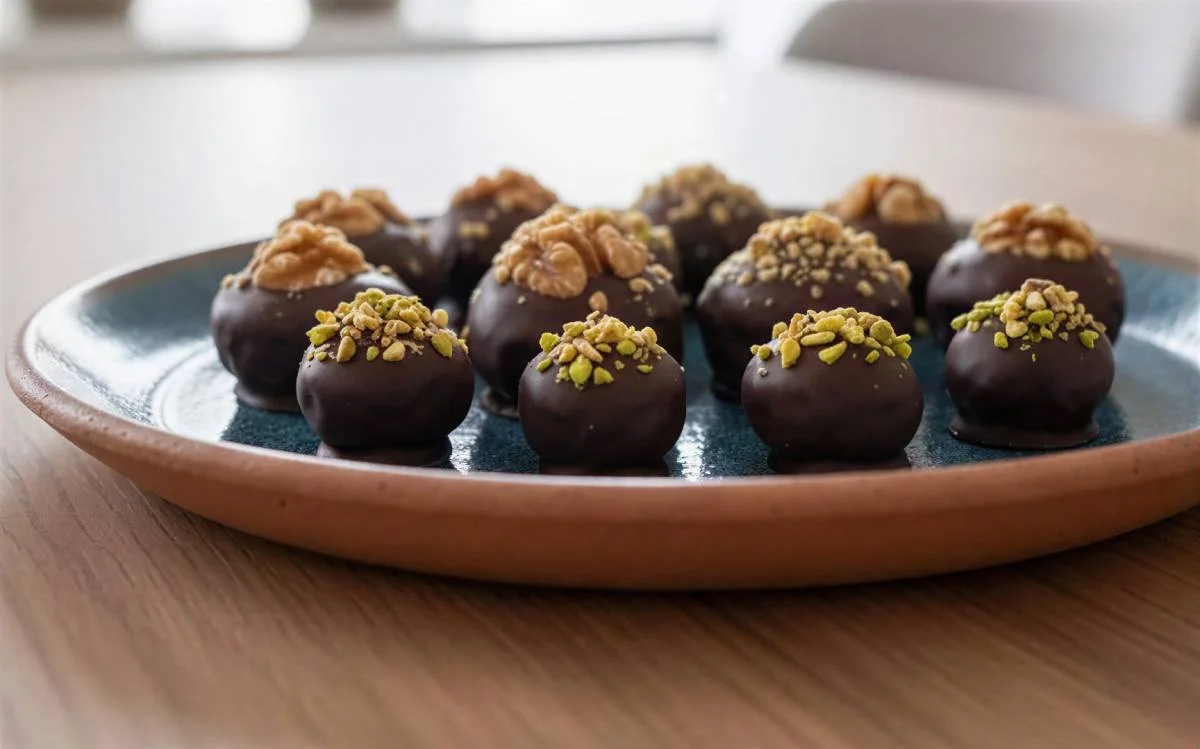 Bonbons de chocolat croustillants