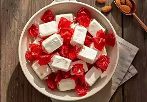 Bonbons de nougat tendre