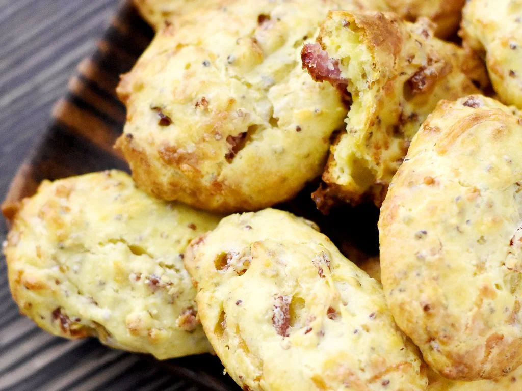 Bouchée bacon moutarde