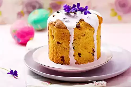Brioche russe de pâques (koulitch)
