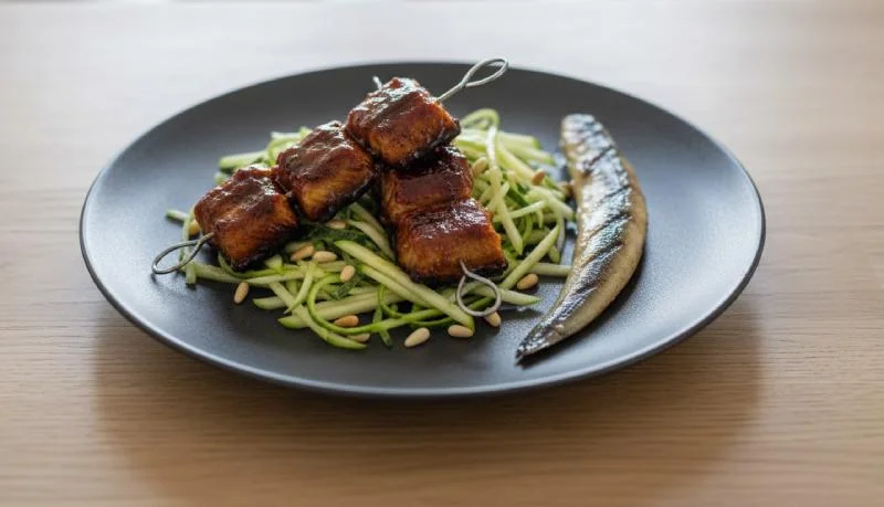 Brochettes d'anguille