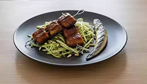 Brochettes d'anguille