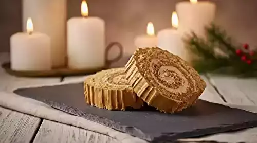 Bûche de Noël au moka
