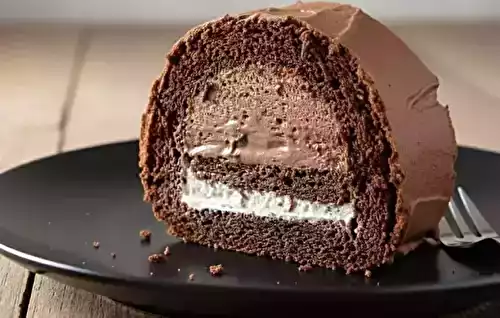 Bûche façon forêt noire