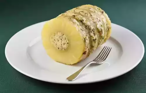 Bûche glacée à l'ananas