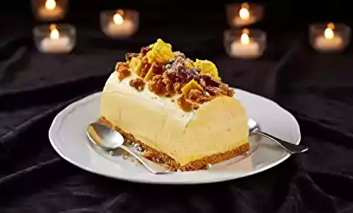 Bûche glacée au citron et pain d'épices