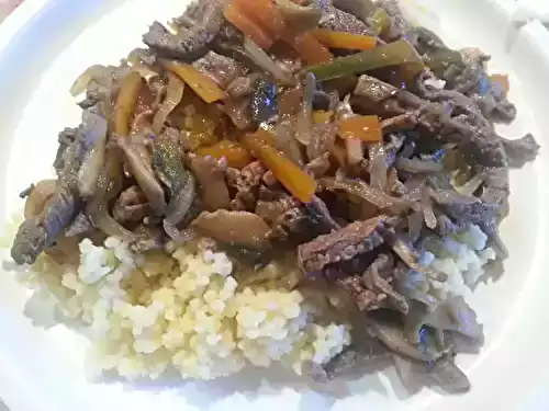 Bulgogi facile (sauté de boeuf coréen)