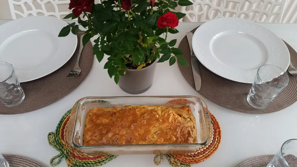 Cake aux carottes et jambon