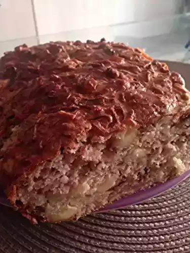 Cake aux noix et au jambon