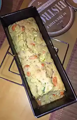 Cake courgettes/carottes/lardons