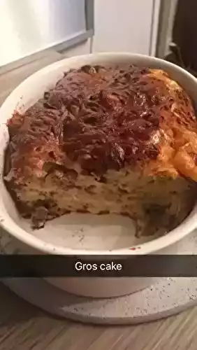 Cake de viande et endives fondantes