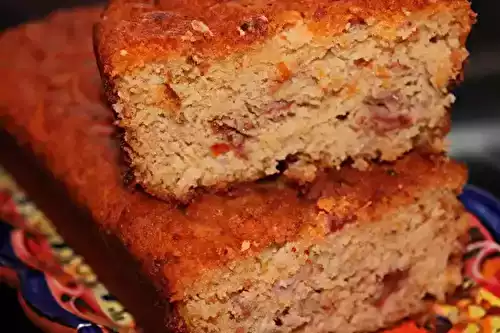 Cake salé aux tomates séchées et jambon (sans gluten)