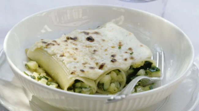 Cannellonis aux courgettes