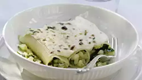 Cannellonis aux courgettes